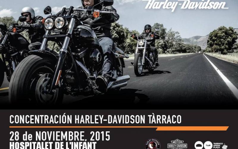 Concentración  motos Harley-Davidson Tàrraco