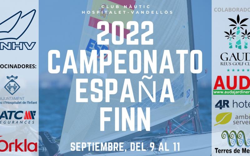 Campionat d'Espanya FINN 2022. Club Nàutic Hospitalet-Vandellòs
