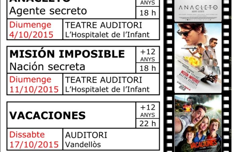 Cinema a Vandellòs i l'Hospitalet de l'Infant