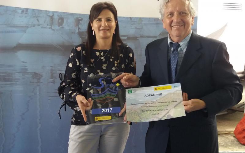 Vandellòs i l’Hospitalet de l’Infant rep el guardó de “Sender Blau”