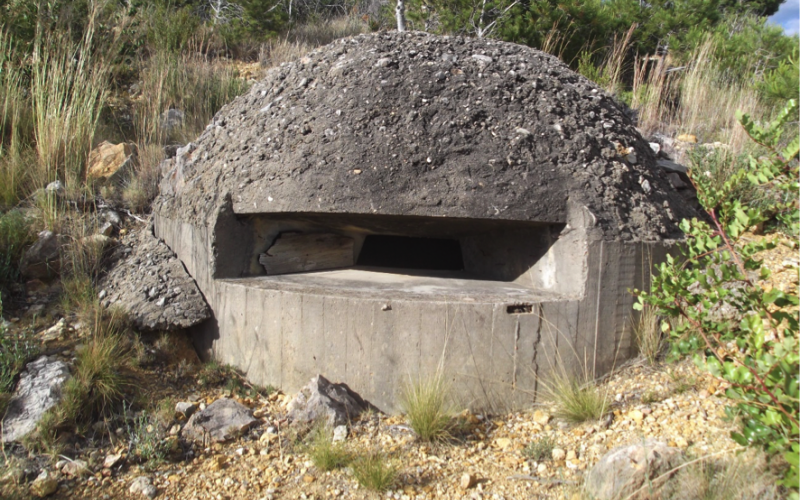 La Almadrava, primera línea de combate  Excursión en BTT para descubrir historias y rincones de la Guerra Civil y comida