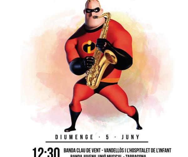 Concert de Banda Disney·Pixar Banda Clau de Vent i la Banda Juvenil Unió Musical de Tarragona