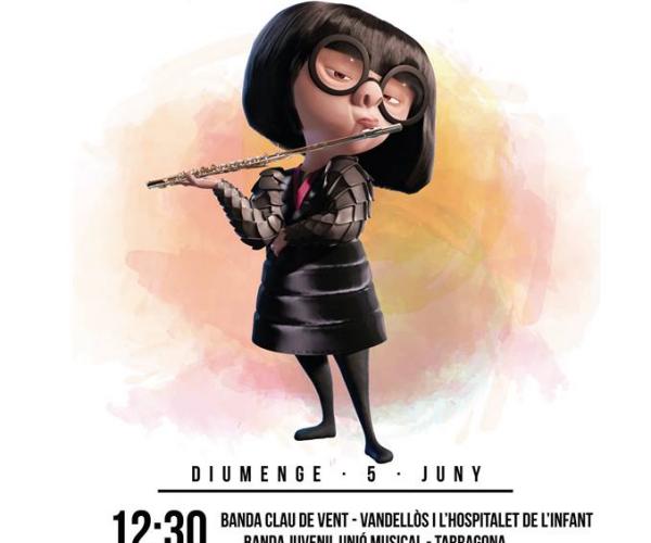 Concert de Banda Disney·Pixar Banda Clau de Vent i la Banda Juvenil Unió Musical de Tarragona