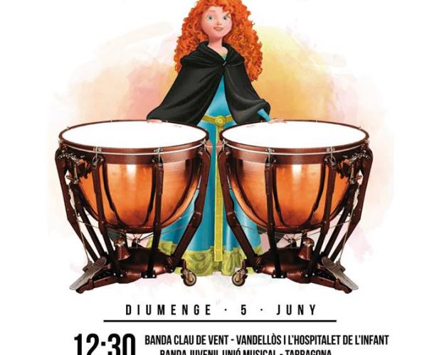 Concert de Banda Disney·Pixar Banda Clau de Vent i la Banda Juvenil Unió Musical de Tarragona