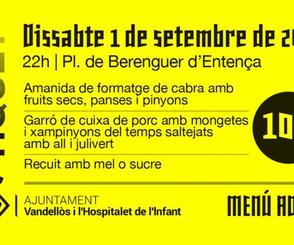 XXIII Mercat Medieval de l'Hospitalet de l'Infant 2018 Sopar medieval
