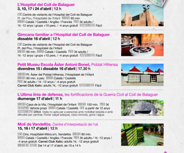 visites guiades per descobrir el patrimoni de Vandellòs i l’Hospitalet de l’Infant aquesta Setmana Santa