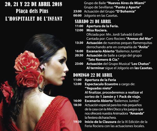 Feria Rociera Hospitalet de l'Infant Feria de abril espectaculo equestre