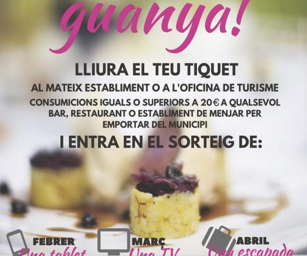 Menja i guanya sorteig 2018