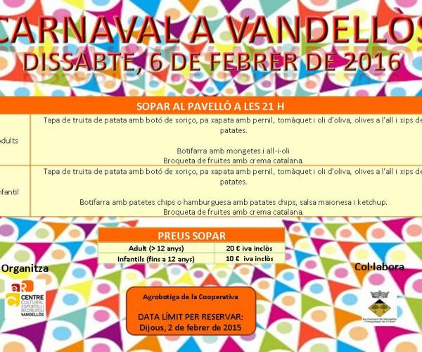 Carnaval 2016 carnival carnestoltes