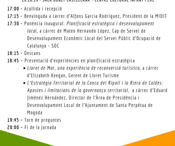 Jornada Tecnica Lloret Turisme Mateo Hernando Santa Perpetua de Mogoda Planificació estratègica 