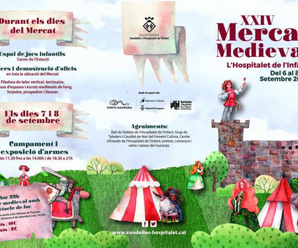 XXIV Mercat Medieval de l'Hospitalet de l'Infant artesania feria