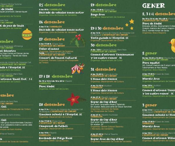 Nadal a Vandellòs i l'Hospitalet de l'Infant 2018-2019