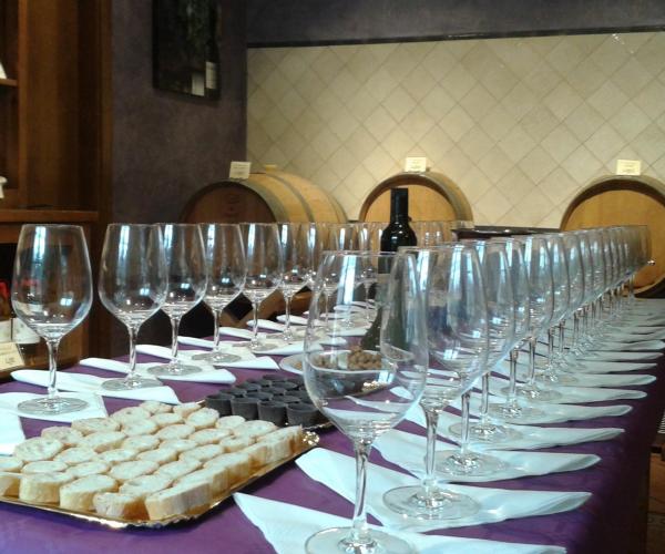 Tast de vins a l'agrobotiga