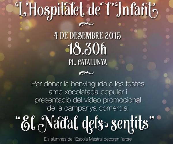 Encesa oficial de Llums de Nadal a L'Hospitalet de l'Infant 2015