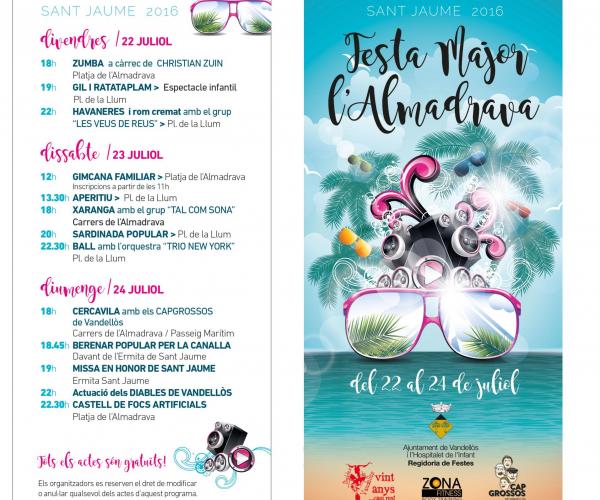 Festas de Sant Jaume Santiago San Jaime Tivissa Almadrava Masriudoms