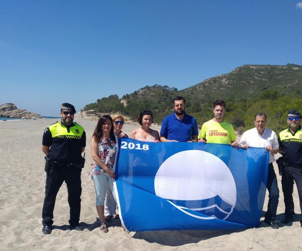 La Bandera Blava oneja ja a les platges de l’Arenal, de la Punta del Riu i del Torn de Vandellòs i l’Hospitalet de l’Infant