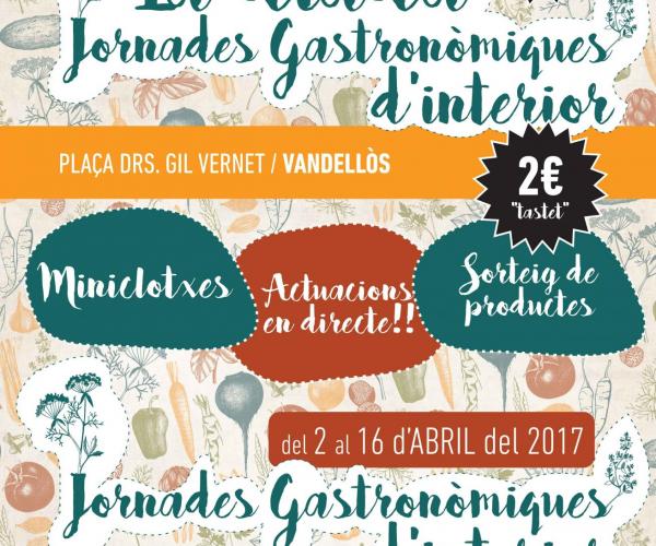 Jornades diada gastronomiques gastronomicas gastronomy gastronomic de interior vandellos 