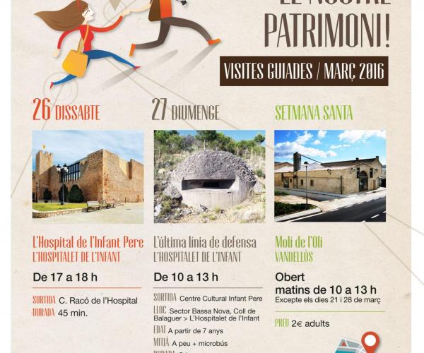 Descobreix el nostre patrimoni visites guiades Discover our heritage guided visits