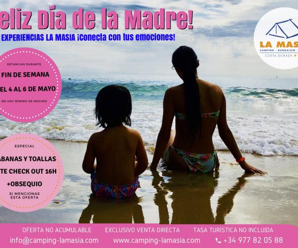 Dia de la madre camping relax playa vacaciones