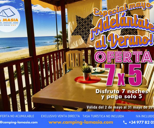 camping relax 7x5 playa vacaciones descansar