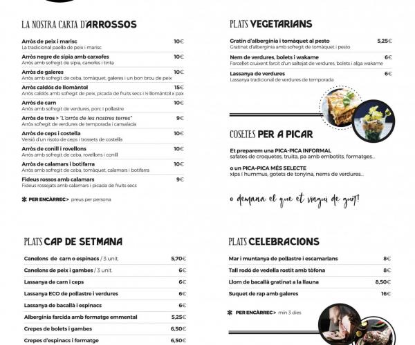 Cuinem deliciosos plats per a emportar: plats per a cada dia, per a dies especials, per a celebracions, etc.