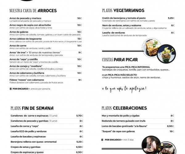 Cocinamos platos deliciosos para llevar: platos para cada día, para días especiales, para celebraciones... 